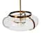 Hello Honey® Robert Stevenson Lighting Alston Brushed Bronze Glass & Metal Ceiling Light